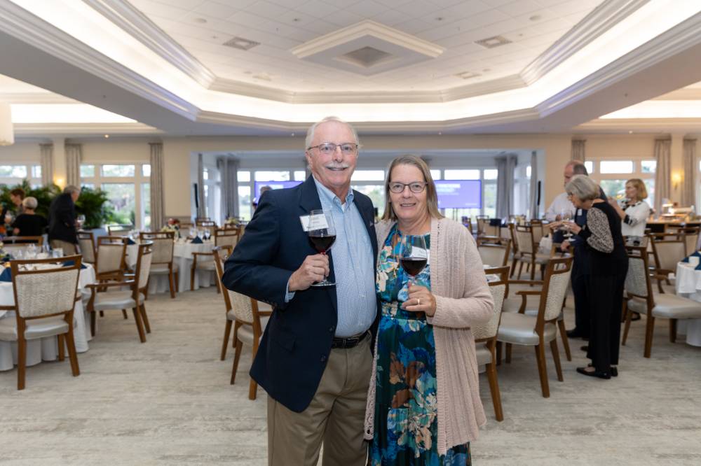 Daniel and Jaclyn Hansen smiling at camera